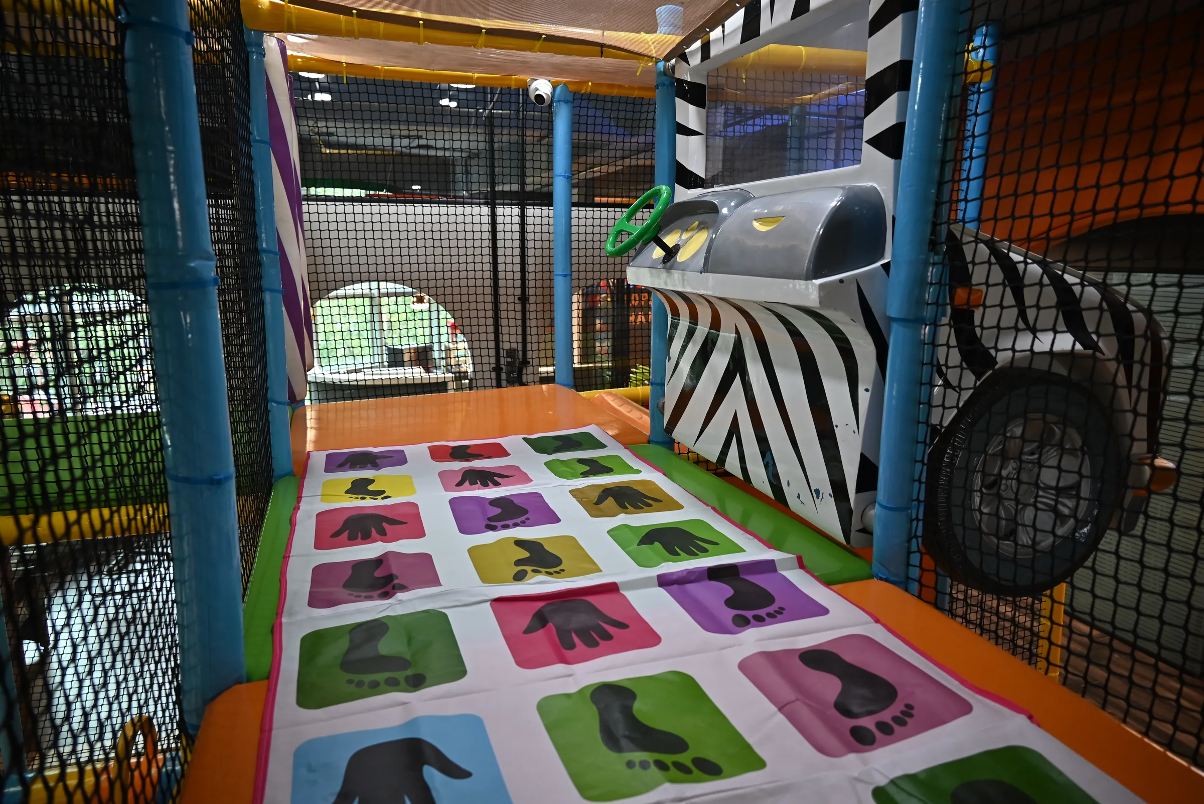 Interactive movement activity inside the Lopa play area